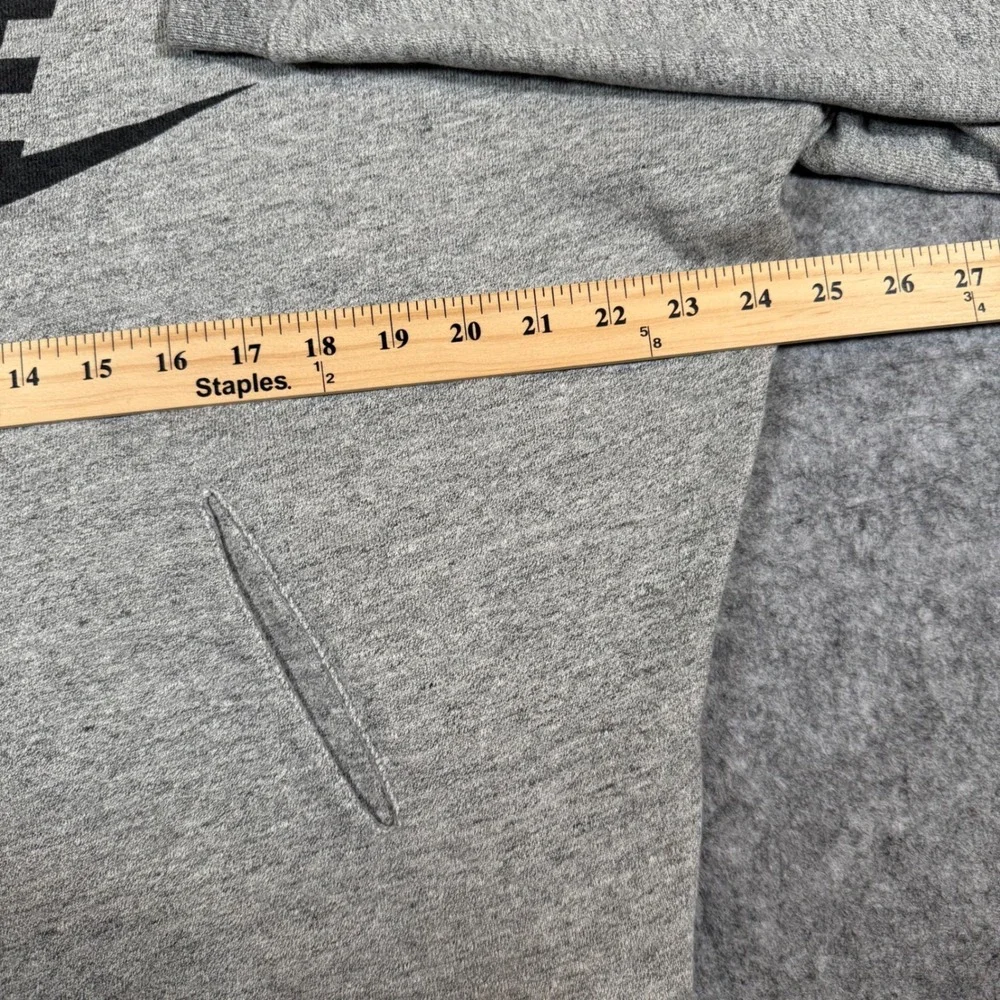 Nike Womens Gray Logo‎ Hoodie Sweatshirt Size S